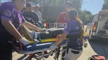 Una mujer resultó herida tras un accidente de tránsito en La Banda