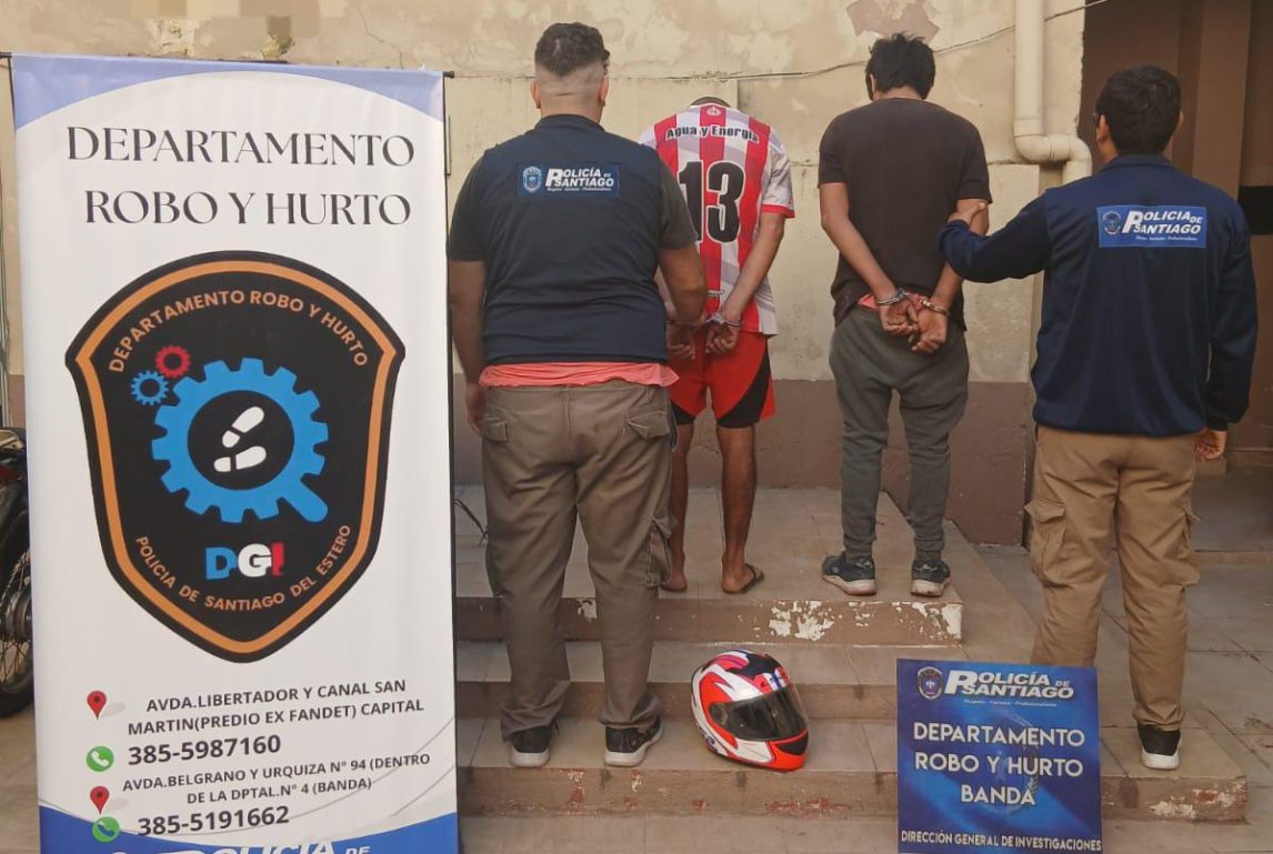 Detienen a dos jóvenes acusados de articipar en un robo con arma blanca