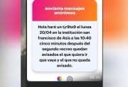 Con fecha y hora: circula una nueva amenaza de tiroteo y el colegio informó que se realizó denuncia formal