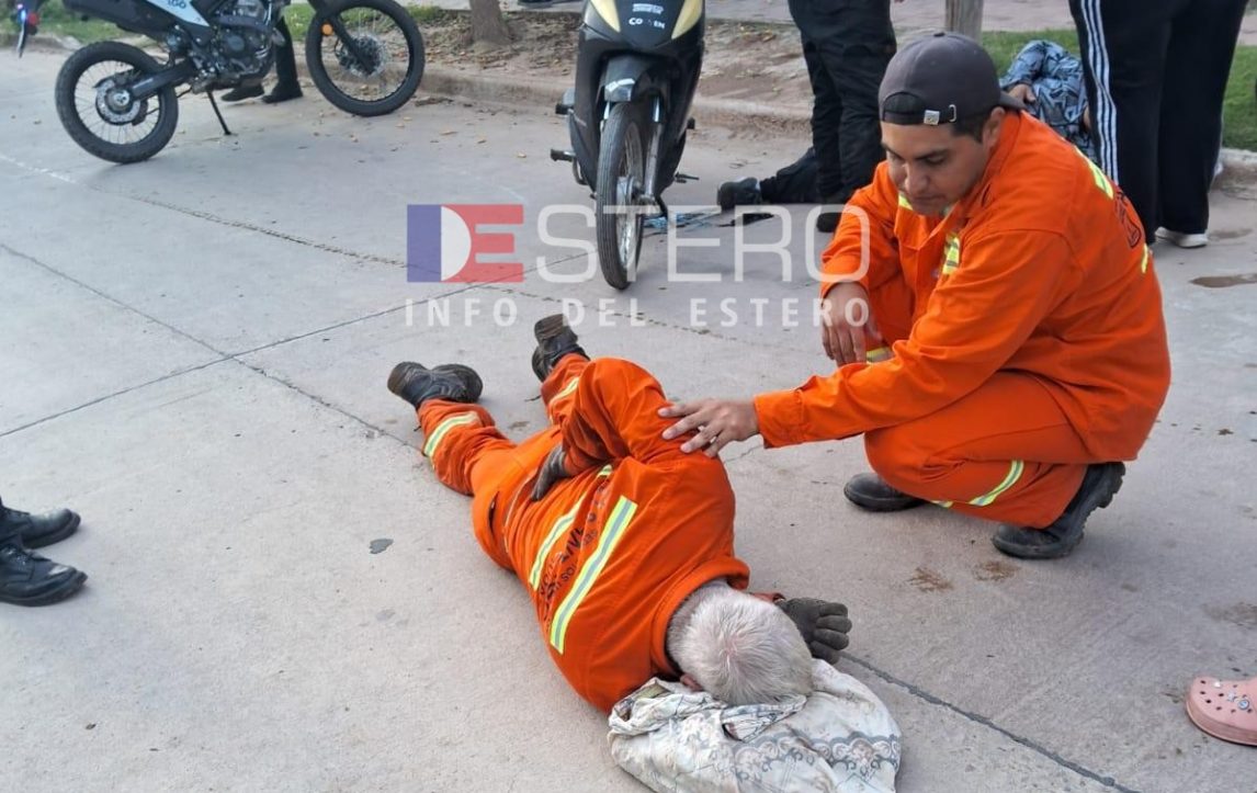 Recolector municipal fue atropellado mientras trabajaba en el barrio Almirante Brown
