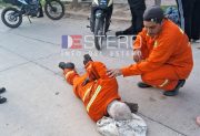 Recolector municipal fue atropellado mientras trabajaba en el barrio Almirante Brown