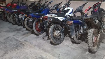 Operativos en distintos puntos de la provincia terminaron con 20 motos secuestradas y conductores demorados