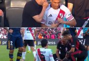 Preocupación en River: Driussi salió lesionado en pleno Superclásico
