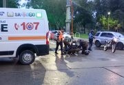 Un accidente en Urquiza y Olaechea dejó a una persona lesionada