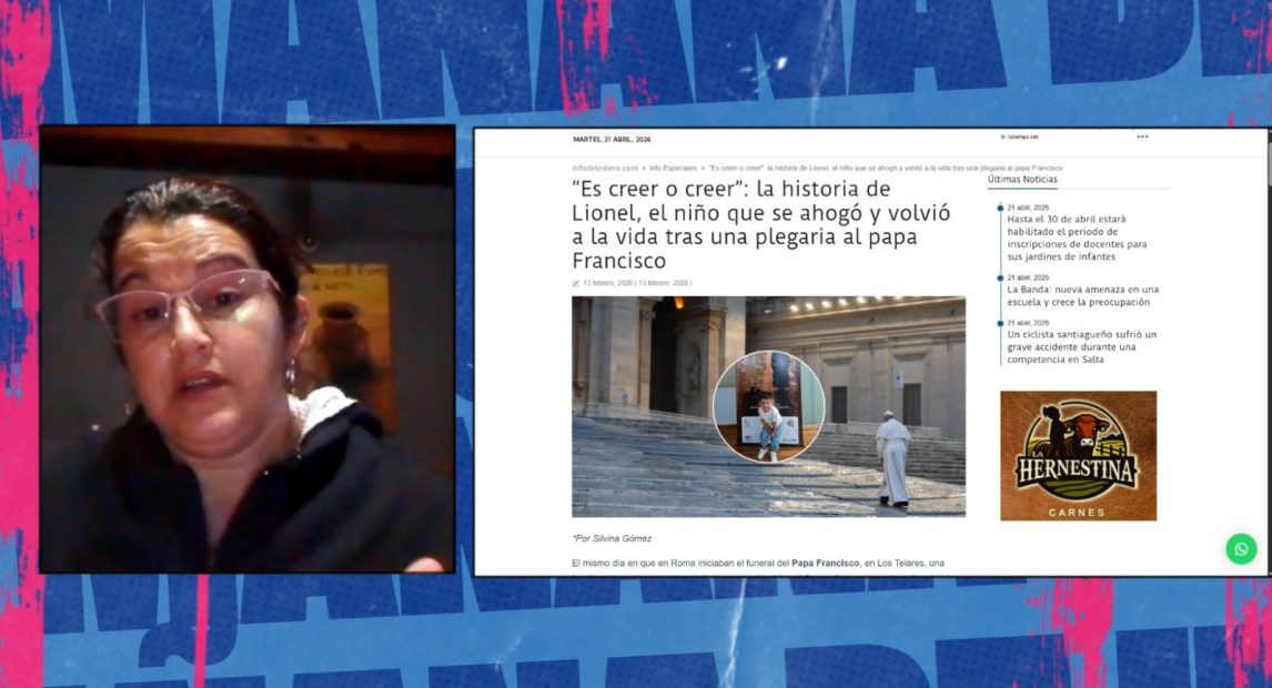 El milagro del Papa Francisco: habla Romina, mamá de Lionel Coronel