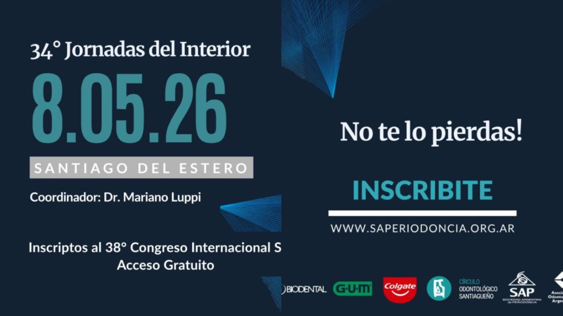 Santiago del Estero será sede de las Jornadas del Interior de Periodoncia con destacados especialistas del país