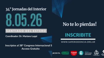Santiago del Estero será sede de las Jornadas del Interior de Periodoncia con destacados especialistas del país