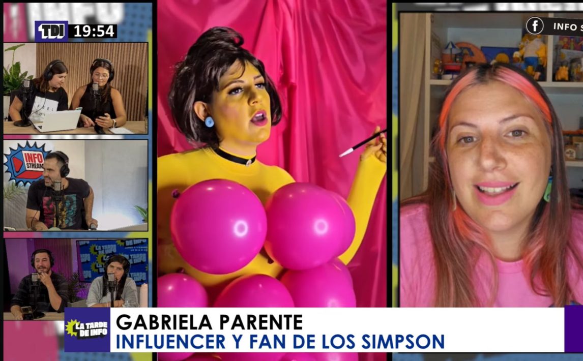 Gabriela Parente, la fan de Los Simpson que llevó su pasión a las redes y ganó un mundial de disfraces