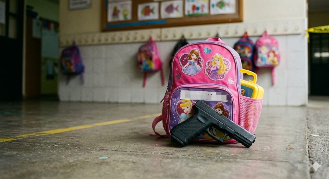 Pinto: Una nena de 5 años con un arma de juguete desató el terror en un jardín y movilizó a la policía