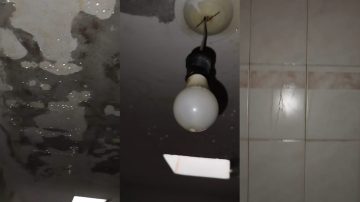 Denuncian graves problemas edilicios en el jardín municipal “Huahuitas” de La Banda: cae agua por los focos