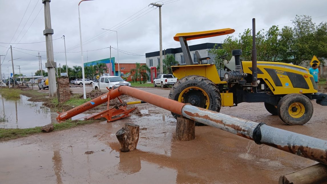 El Gobierno provincial despliega un amplio operativo en Los Juríes tras las intensas lluvias