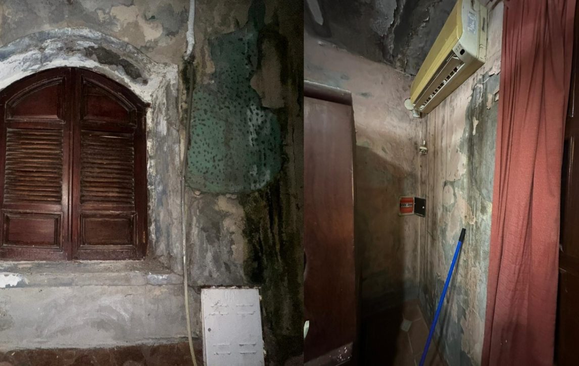 Su casa corre peligro de derrumbe desde 2019, por falla de Aguas de Santiago, el juicio no llega y les ofrecen una suma irrisoria