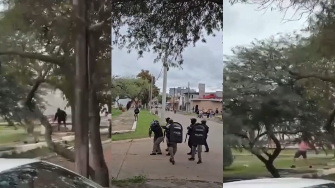 Las Termas: un allanamiento por drogas desató un brutal enfrentamiento entre policías y vecinos de la zona
