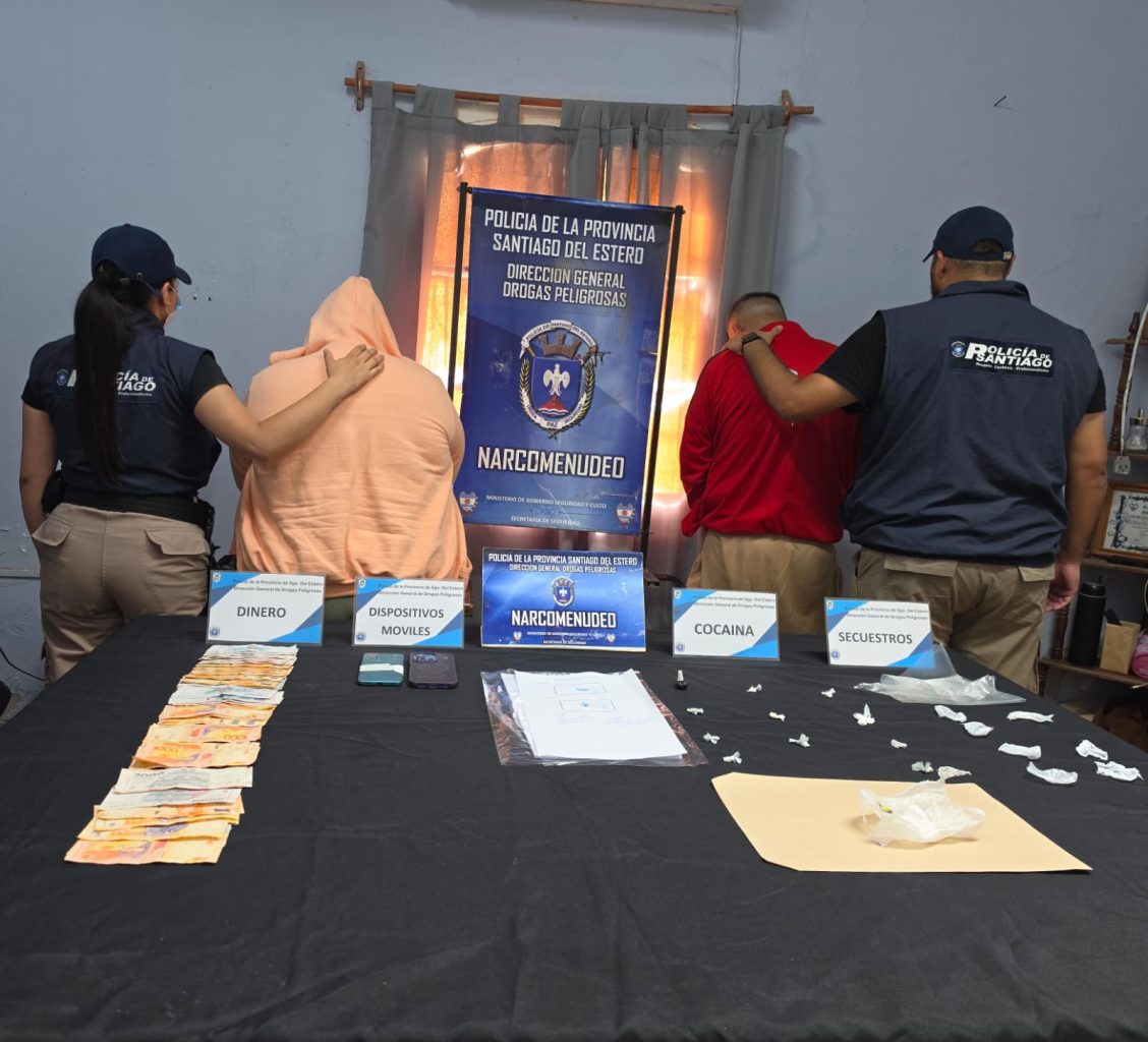 Tras la “lluvia de ladrillos” a los policías en Las Termas, una pareja fue detenida y secuestraron cocaína