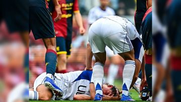 Nico Paz encendió las alarmas en Como tras un duro golpe en la cabeza