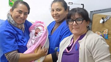 B° San Fernando: una mujer dio a luz durante la presentación de un programa en el CAMM