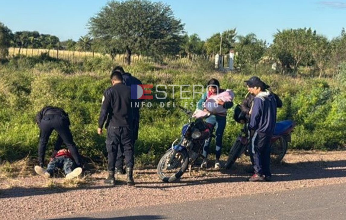 Derrapó y quedó tirado en plena ruta: un perro se le había cruzado minutos antes