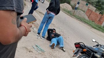 Una mujer terminó herida tras un violento choque de motos en La Banda