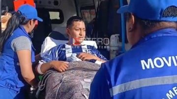 Con camiseta de Sarmiento, sobreviviente del trágico accidente de Antoniana fue trasladado a Salta