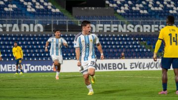 Argentina Sub 17 le ganó a Ecuador y es finalista del Sudamericano