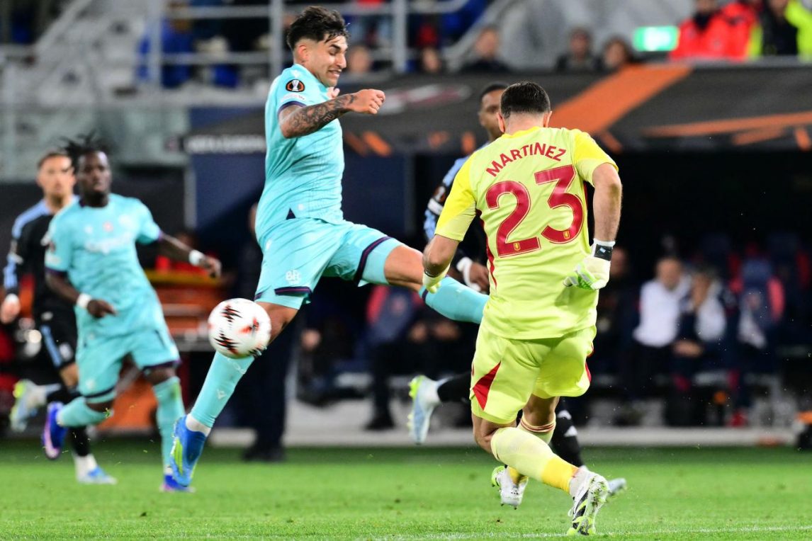 Aston Villa se llevó la ida ante Bologna con autoridad