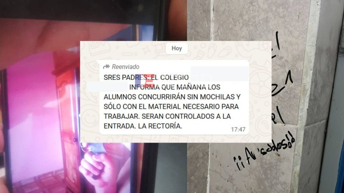 Por amenazas en escuelas, colegios piden a alumnos asistir sin mochilas y refuerzan controles