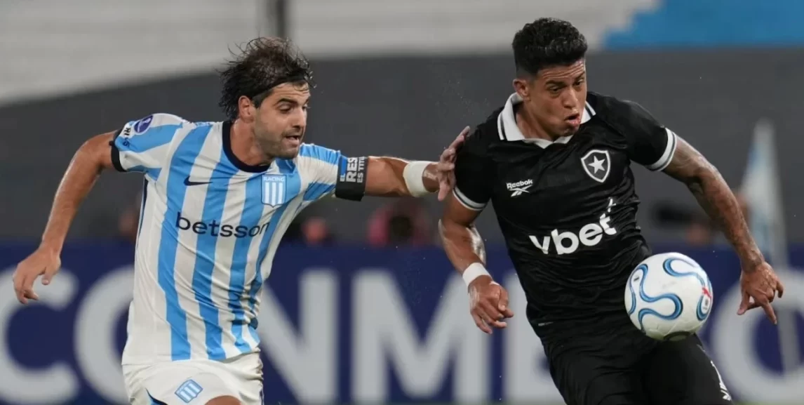 Duro golpe en el Cilindro: Racing cayó sobre la hora ante Botafogo