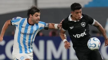 Duro golpe en el Cilindro: Racing cayó sobre la hora ante Botafogo