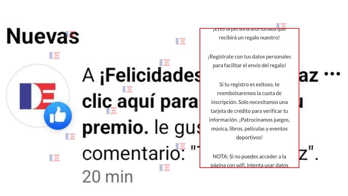 Alerta: utilizan el nombre de Info del Estero para estafar a usuarios de Facebook