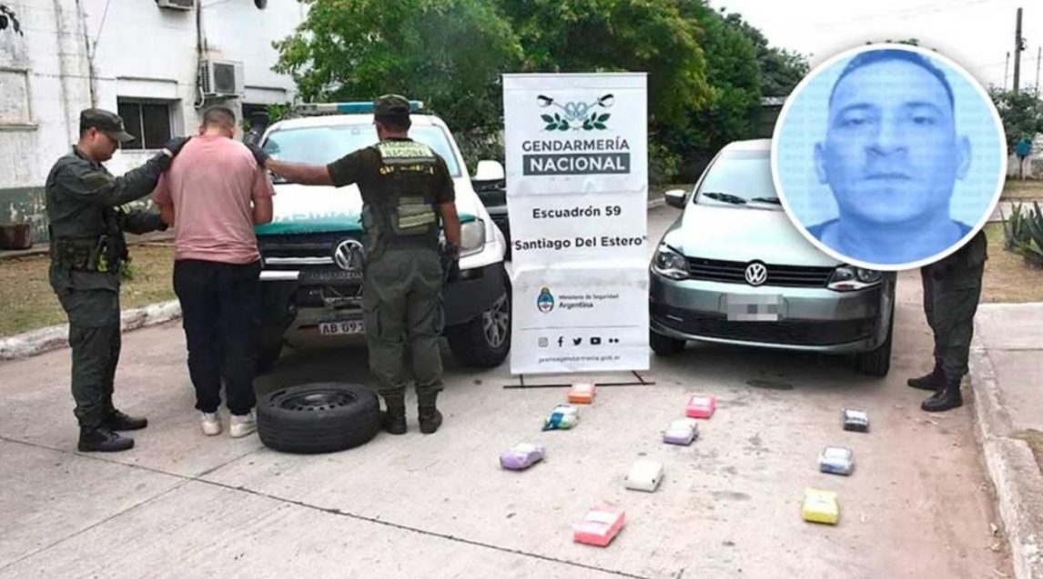 Detuvieron en Colonia Dora a “Boca Cosida” con más de 12 kilos de cocaína ocultos en un auto