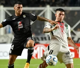 Con el debut de Duró, Riestra igualó con Palestino por la Copa Sudamericana