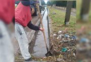 La Banda: amplían la limpieza de desagües pluviales y solicitan a los vecinos no arrojar basura