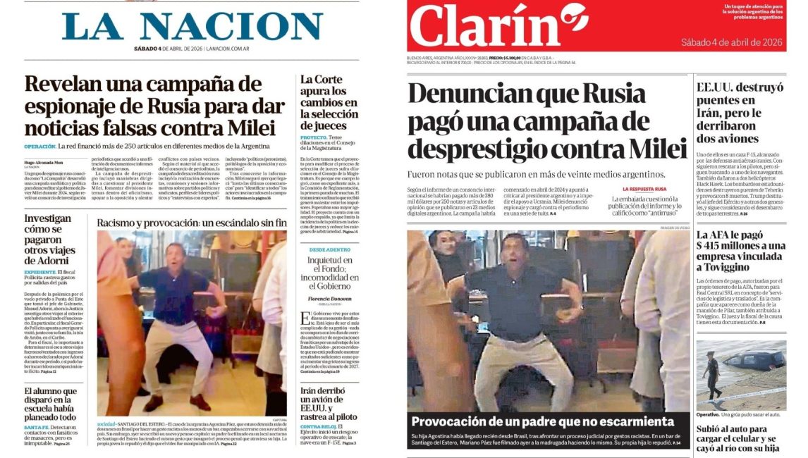El escándalo de Mariano Páez, tapa de los principales diarios del país: Así lo cuentan La Nación, Clarín y Diario Popular