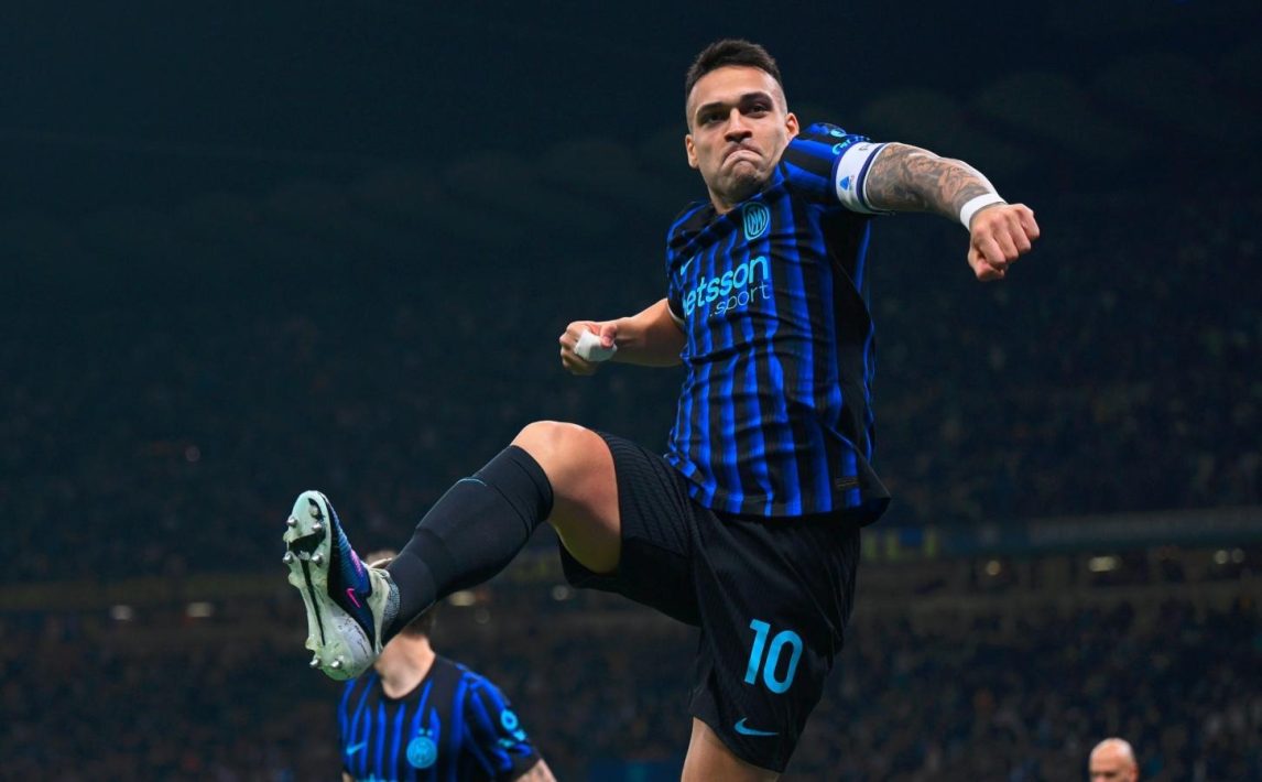 Lautaro Martínez volvió recargado en el Inter: marcó un doblete y fue figura ante Roma