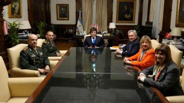 Javier Milei finalmente se reunió con el gendarme Nahuel Gallo