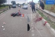 Pasajero de moto Uber, en grave estado tras un accidente en la entrada al Puente Carretero