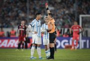 El insulto de Marcos Rojo al ser expulsado en el clásico Racing-River