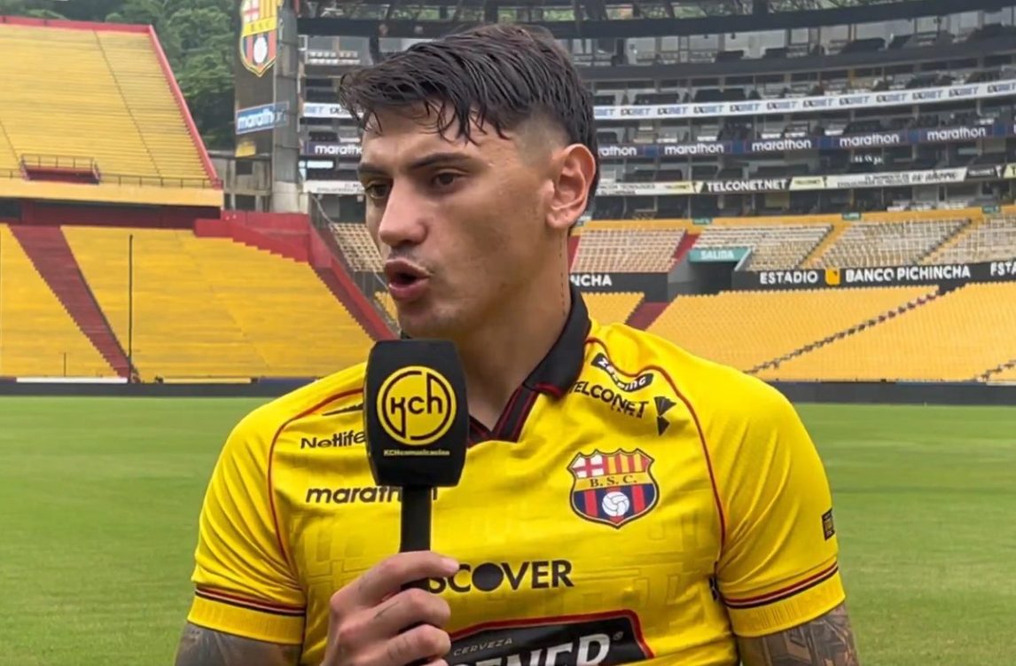 Núñez, delantero del Barcelona de Ecuador le pone picante a la previa: “Es Boca, tampoco es el Milan”