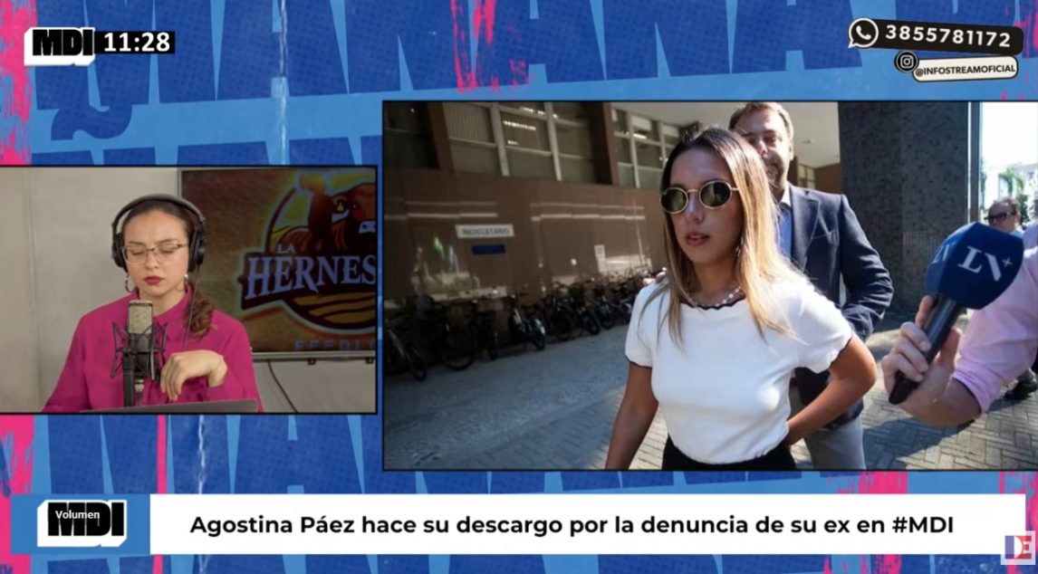 Agostina Páez se defendió de la denuncia de su ex: “Él mismo me reconoció que lo hizo por despecho”