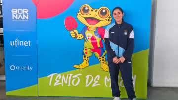 Luciana Frías Paz lleva la bandera del tenis de mesa santiagueño a nivel internacional