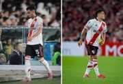 Fausto Vera y Juanfer Quinteros salieron lesionados en River previo al Superclásico