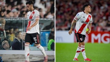 Fausto Vera y Juanfer Quinteros salieron lesionados en River previo al Superclásico