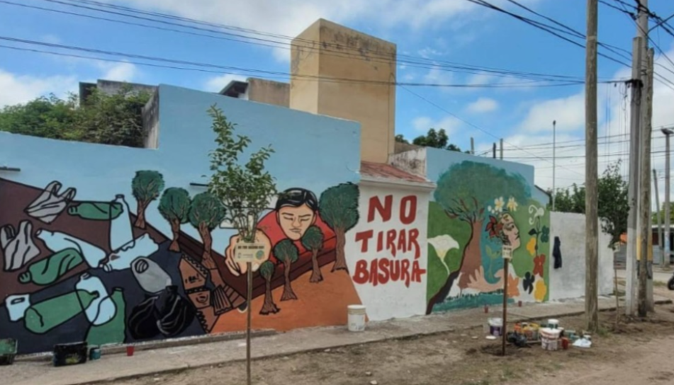EcoAcción en los barrios: arte, vecinos y municipio unidos contra los minibasurales