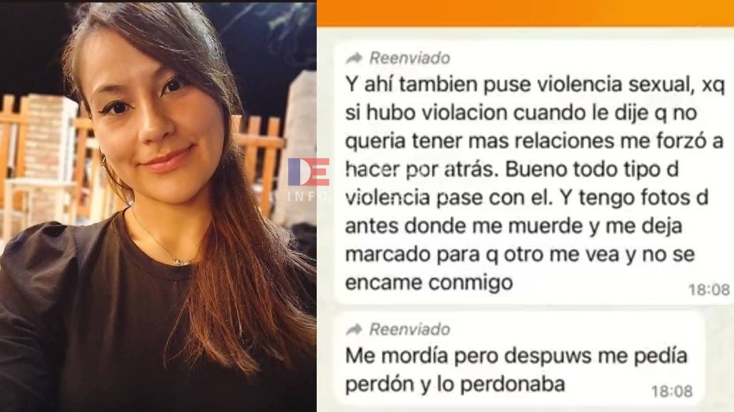 “Me forzó”: estremecedor chat de Shadya Altamirano sobre su ex, un mes antes de quitarse la vida
