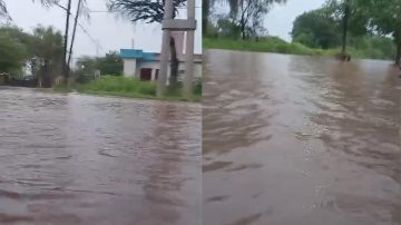Monte Quemado: piden suspender todo tránsito no esencial por el fuerte temporal