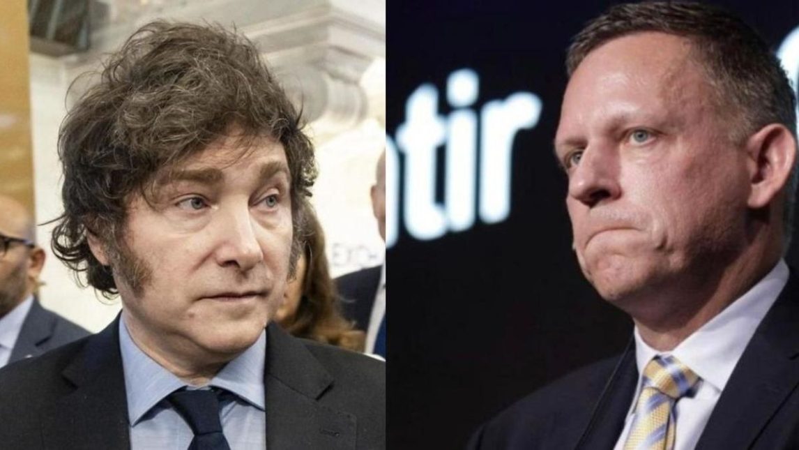 Javier Milei se reunirá con el magnate Peter Thiel en la Casa Rosada
