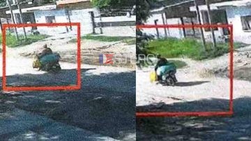 Difunden imágenes de lo que sería parte del cuerpo de Ramona Medina cuando lo trasladaban en moto