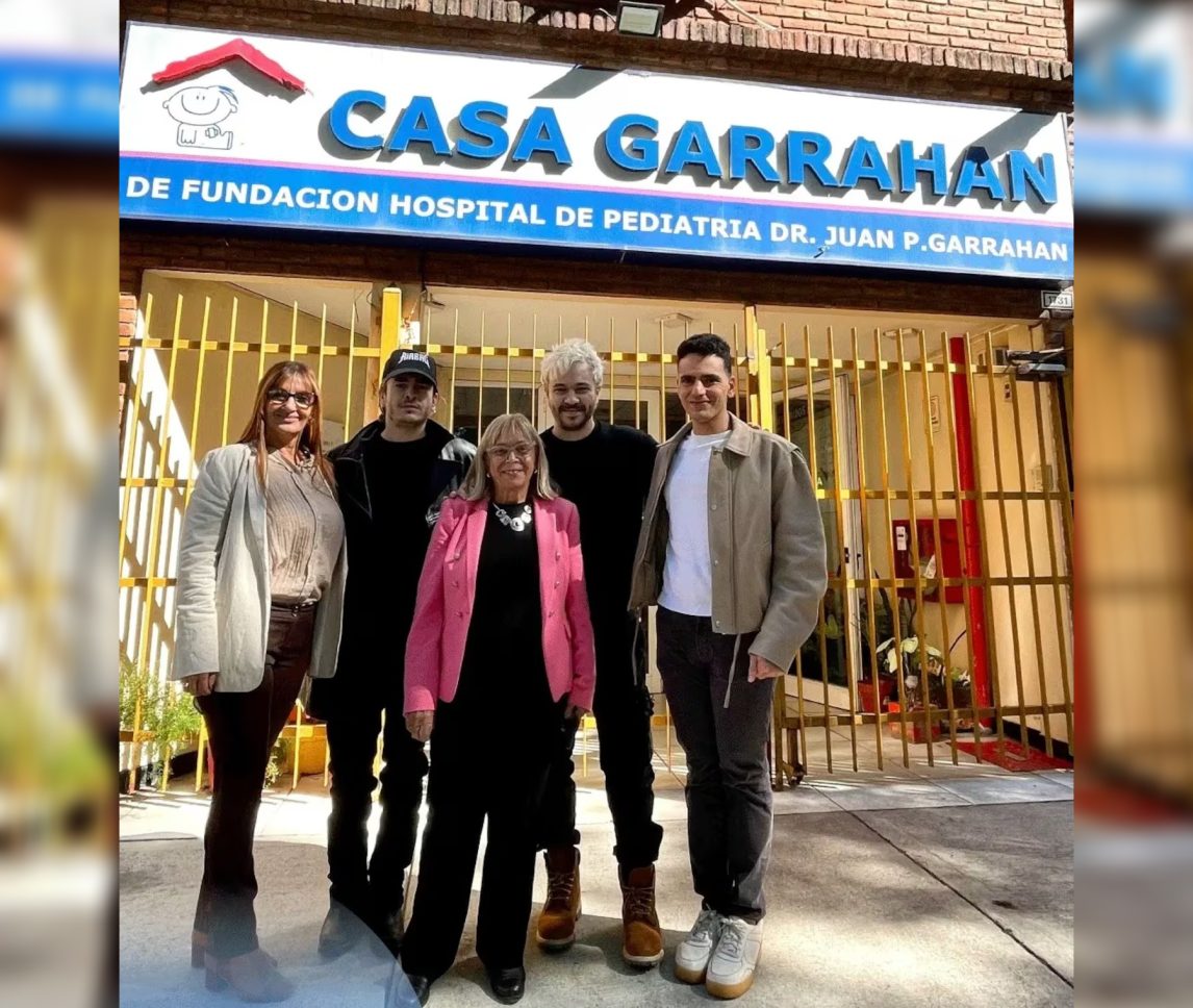Airbag solidario: Patricio y Gastón Sardelli fueron al Garrahan, donaron y ahora son padrinos