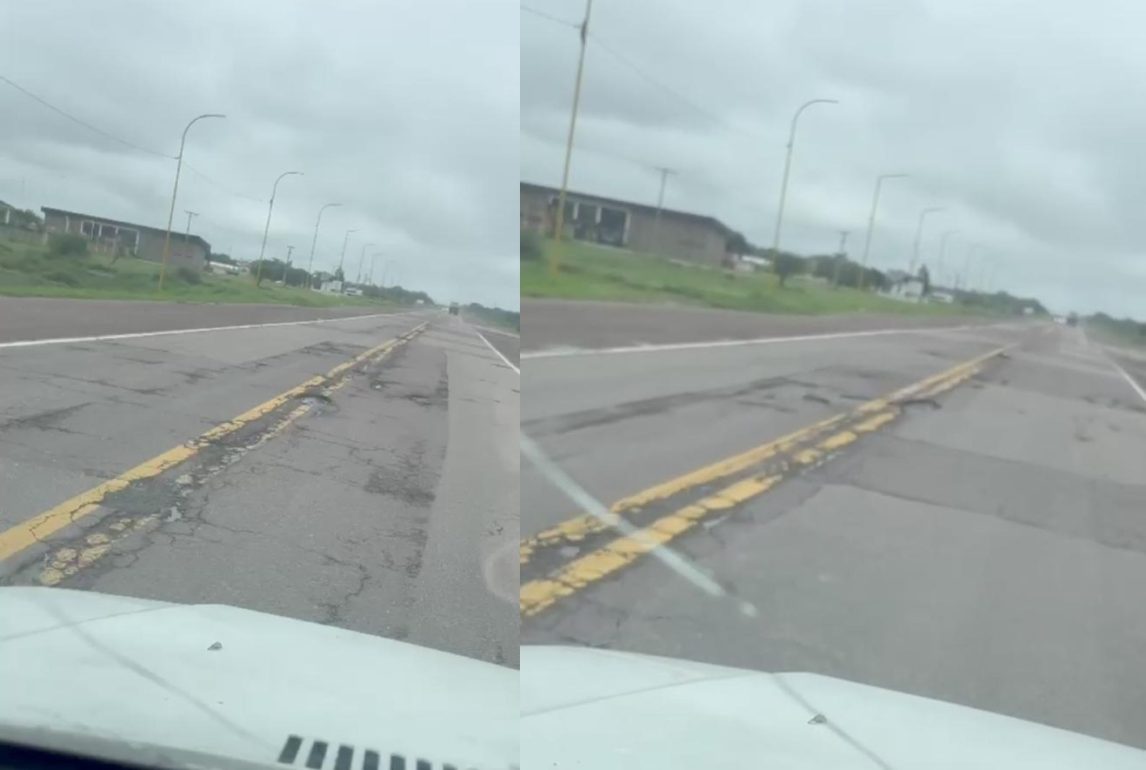 Ruta Nacional 34: Malestar entre los usuarios por el estado de la calzada