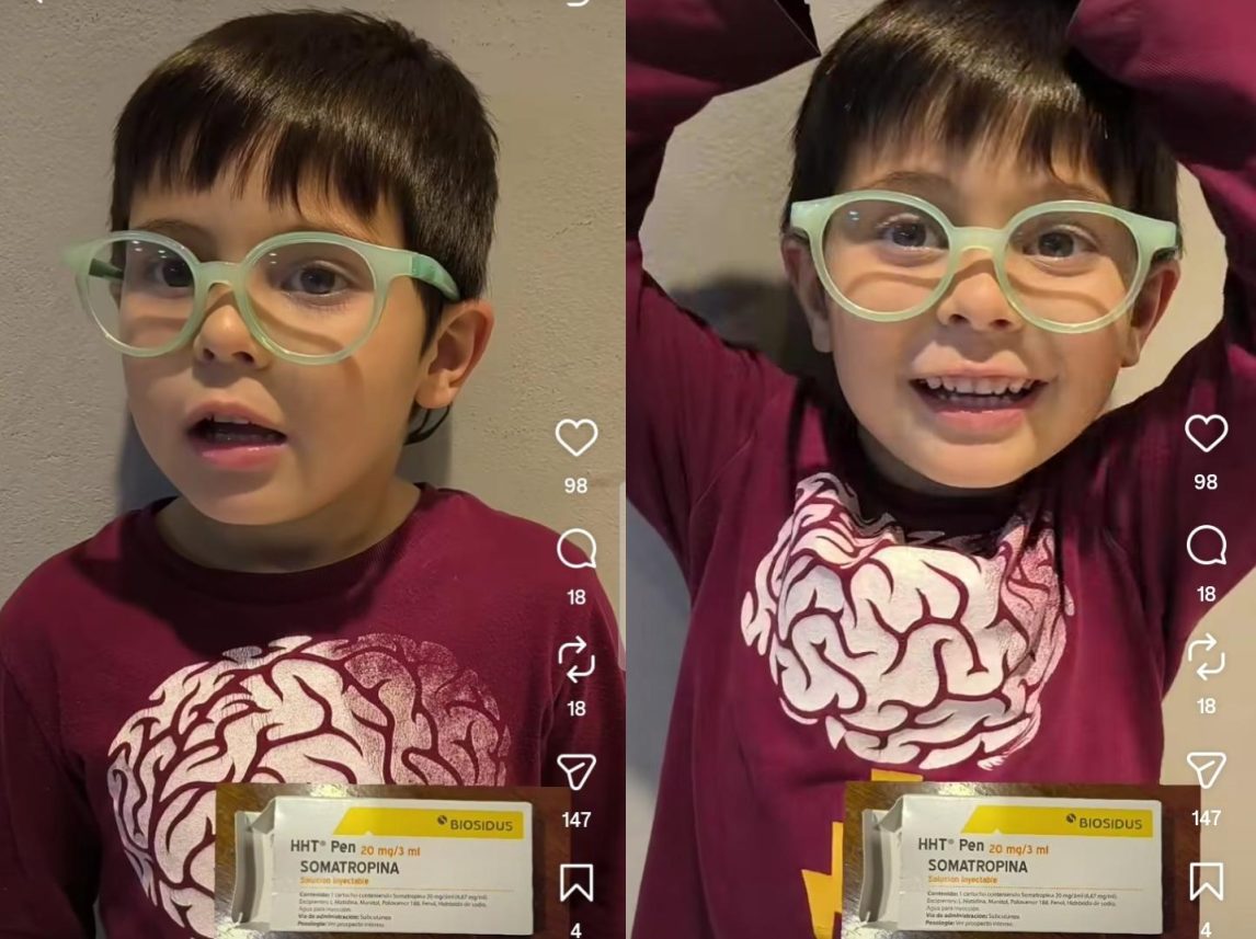 Tiene 5 años, le diagnosticaron la misma dolencia que a Messi y sueña con conocer al ídolo